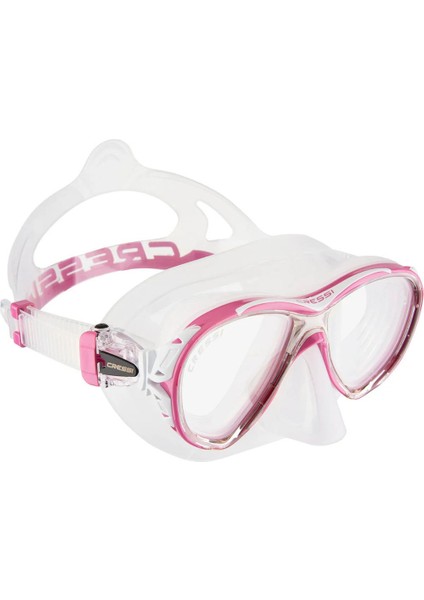 Naxos Yetişkin Dalış Maskesi Şeffaf-Pembe