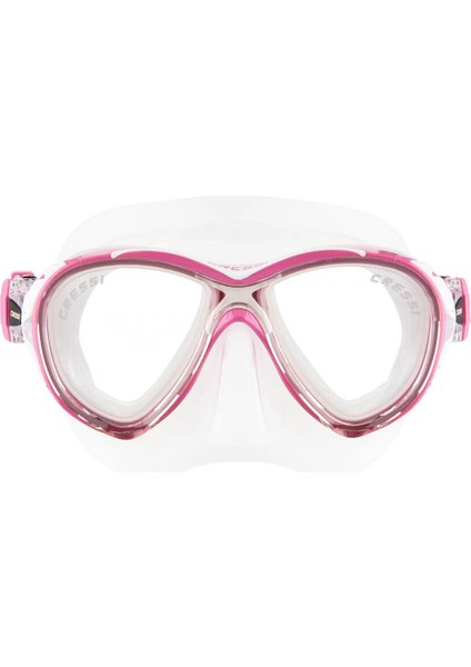 Naxos Yetişkin Dalış Maskesi Şeffaf-Pembe fiyatları