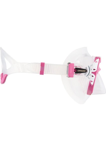 Naxos Yetişkin Dalış Maskesi Şeffaf-Pembe fırsatları