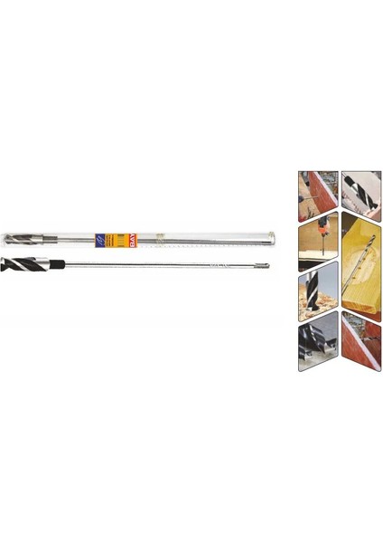 Kalıpçı Ahşap Matkap Ucu 22 x 600 mm