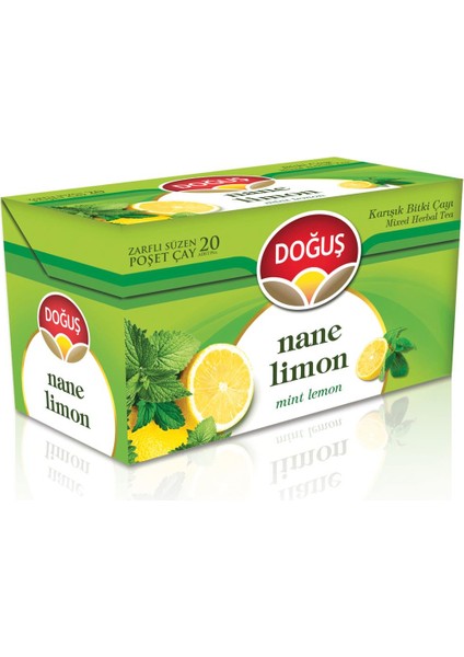 Nane Limon Bitki Çayı Süzen Poşet 20X2GR