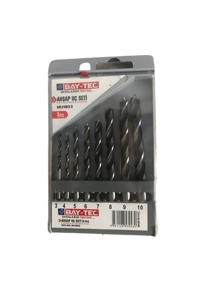 Baytec Ahşap Uç Seti 8 Pcs fiyatları