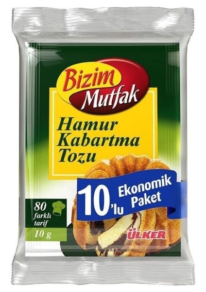 Bizim Mutfak Kabartma Tozu ve Vanilya 40 Lı Karma Paket