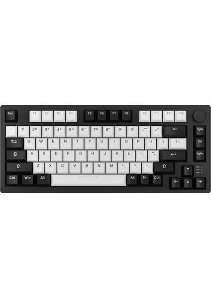 EK75 Pro Beyaz/siyah - Kablosuz Mekanik Oyuncu Klavyesi - Rgb - Dream Switch-Hotswap- Pbt Tuş Takımı