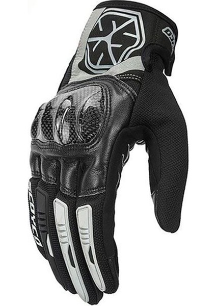 MC122 Erkek Yazlık Motosiklet Eldiven Siyah Gri fiyatları