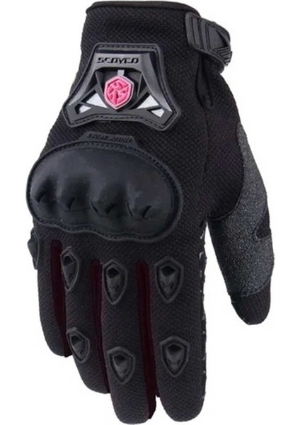 MC29W Kadın Yazlık Motosiklet Eldiven Siyah