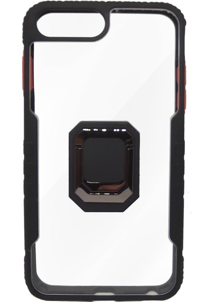 Iphone Standlı Korumalı Mıknatıslı Mola Telefon Kılıfı Siyah-Iphone 11 Pro modelleri