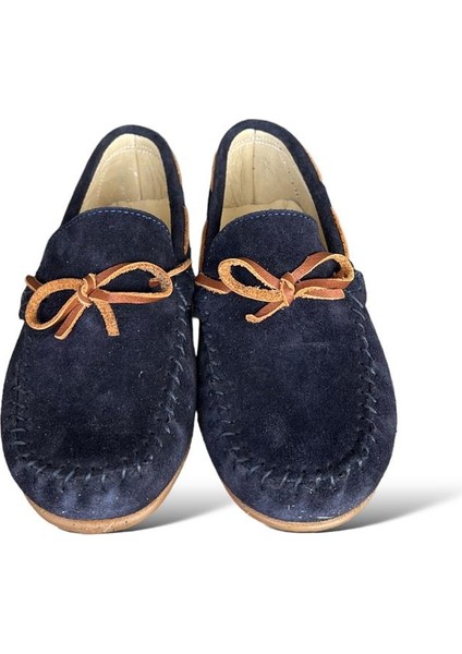 Deri Süet Timberland Erkek Çocuk Ayakkabı Lacivert