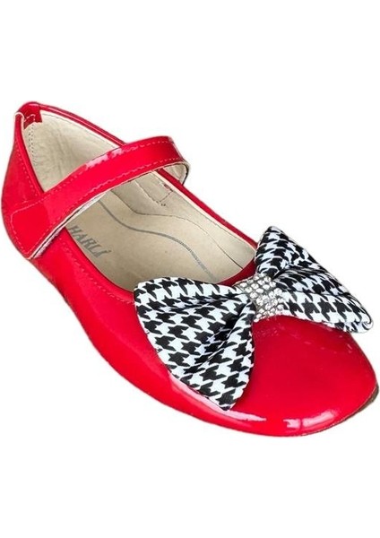 Kız Çocuk Babet Ayakkabı Kırmızı modelleri