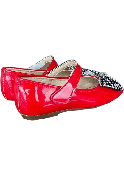 Kız Çocuk Babet Ayakkabı Kırmızı fırsatları