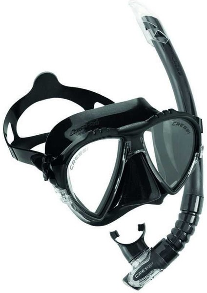 Matrix-Gamma Yetişkin Maske Şnorkel Seti Siyah