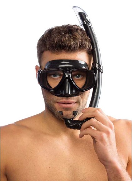 Perla-Mexico Maske Şnorkel Seti Siyah modelleri