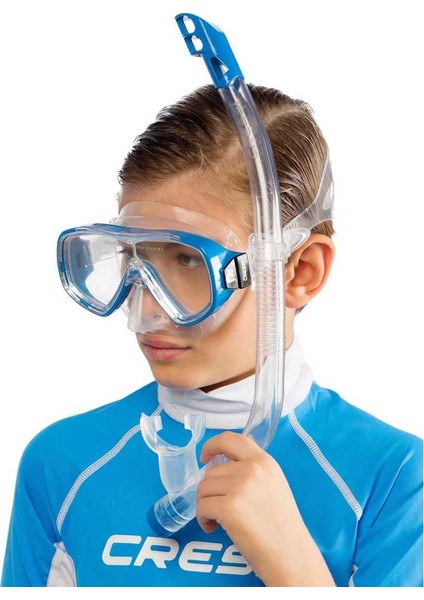 Junior Ondina-Top Çocuk Maske Şnorkel Seti Koyu Mavi modelleri