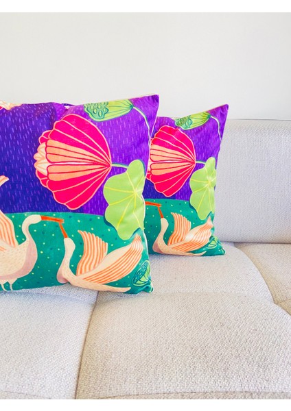 Doğa - Floral Desenli Dekoratif Kırlent fırsatları
