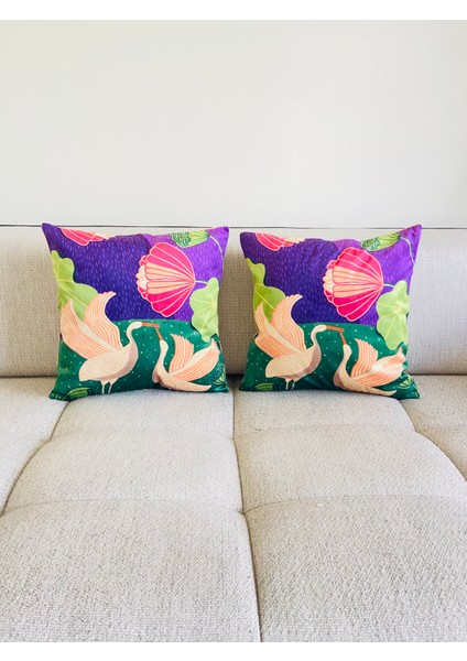 Doğa - Floral Desenli Dekoratif Kırlent indirimleri