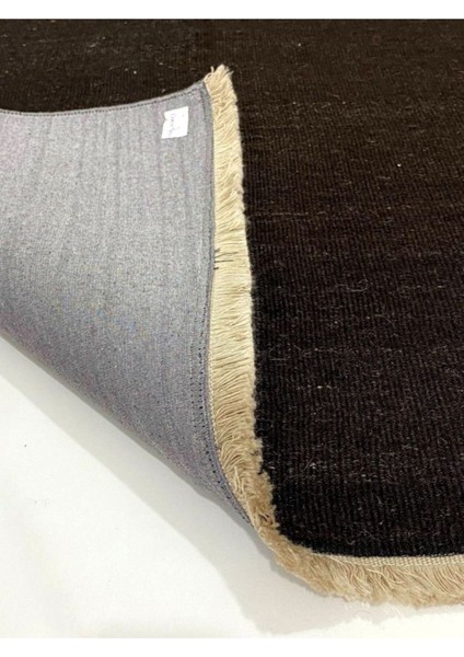 Siyah Rengi El Dokuma Anadolu Vintage Kilim fırsatları