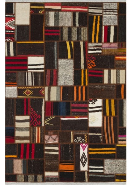 Gümüş Beyaz Anadolu El Dokuma Kilim