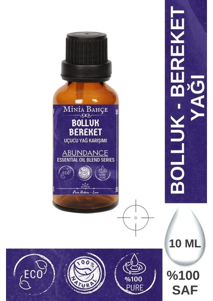 Bolluk-Bereket ( Abundance ) Uçucu Yağ Karışımı, %100 Saf, 10 ml