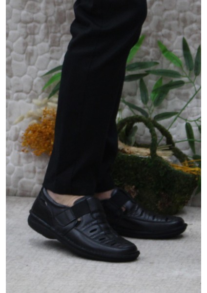 2115 Siyah Alme Comfort Iç ve Dış Deri Erkek Ayakkabı