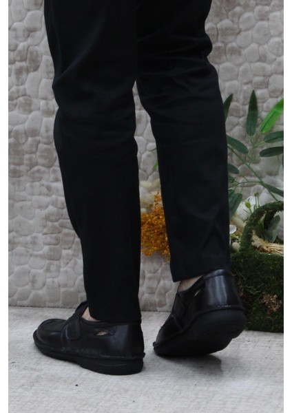 2115 Siyah Alme Comfort Iç ve Dış Deri Erkek Ayakkabı fırsatları