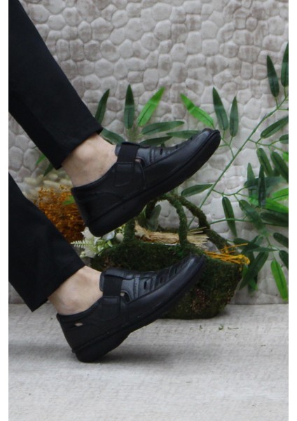 2115 Siyah Alme Comfort Iç ve Dış Deri Erkek Ayakkabı indirimleri