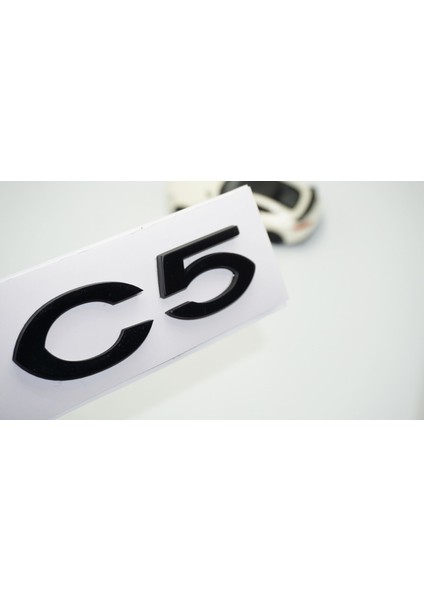 Citroen C5 2008-2017 Bagaj Siyah Abs 3m 3D Yazı Logo Amblem