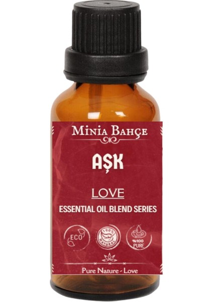 Aşk ( Love ) Uçucu Yağ Karışımı, %100 Saf, 10 ml