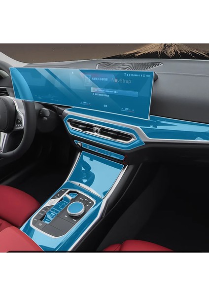 Bmw 320I G20 Lci 2023-2024 Ile Uyumlu Trim Ekran Koruyucu Film Şeffaf Araç Içi Ppf Kaplama