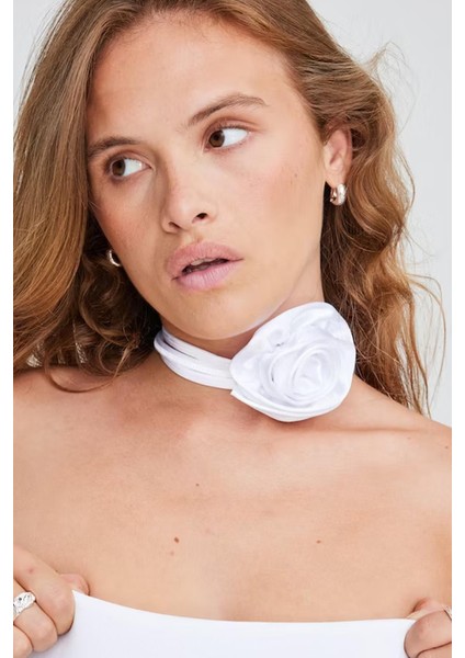 Çok Işlevli Çiçekli Choker Kolye