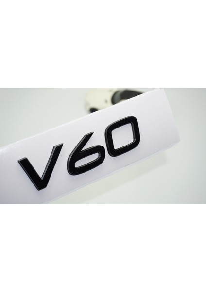 V60 Siyah Abs 3m 3D Bagaj Yazı Logo Volvo Ile Uyumlu