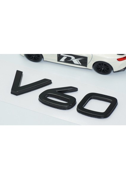 V60 Siyah Abs 3m 3D Bagaj Yazı Logo Volvo Ile Uyumlu modelleri