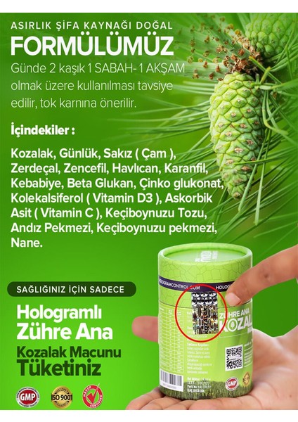 240 ml Kozalak Macunu modelleri