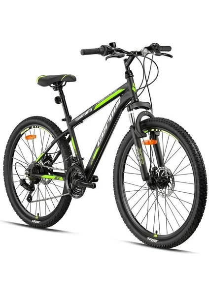 Magnum -27.5' Mtb- 16KADRO- 21 Vites-Mekanik Disk- Mat Siyah-Gri-Yeşil