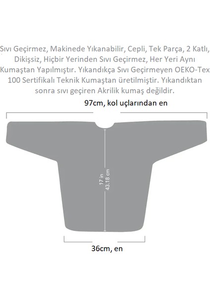 3-6 Yaş Zoo Sıvı Geçirmez Makinede Yıkanabilir Uzun Kollu Boyundan Bağlamalı Bebek Mama Önlüğü