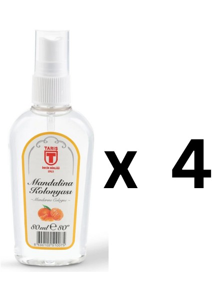 Mandalina Kolonyası Sprey 80 Ml. x 4