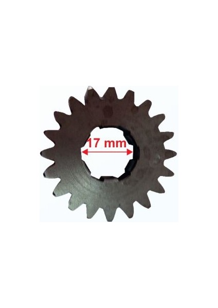 Atv Kuba 110 Uyumlu Şanzıman Dişlisi 20T Iç 17 mm 6 Kanallı Öm-Erpilsan Elektronik