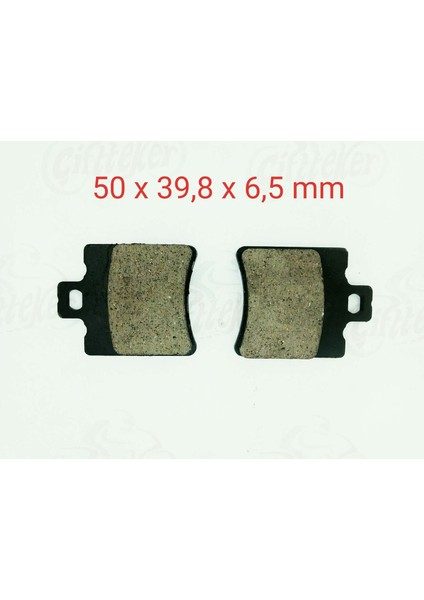 Ön Fren Disk Balatası FA193 Tw Yamaha Cs 50 Jog - Cs 50 Z - Cw 50 - Piaggio Typhoon 50-125