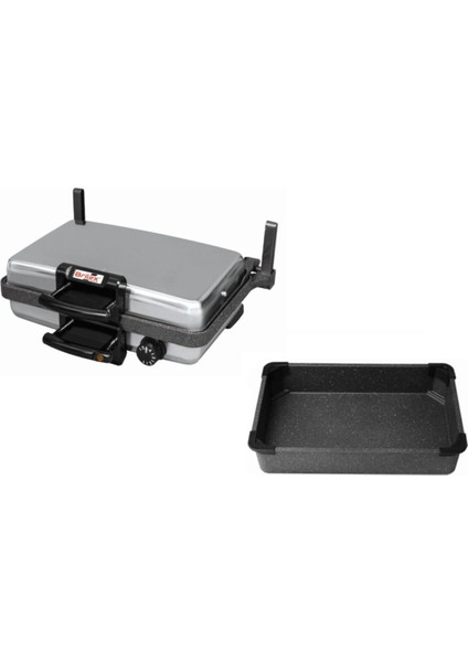 2001 Watt ve Üzeri Jumbo Granit Grill Granit Pan Silex Bazlama ve Lahmacun Makinesi. 6+