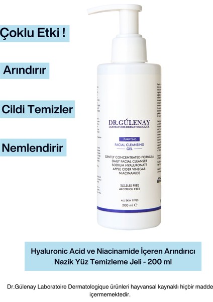 Arındırıcı Yüz Temizleyici ile Sivilce Ve Siyah Nokta Karşıtı Serum Cilt Bakım Seti