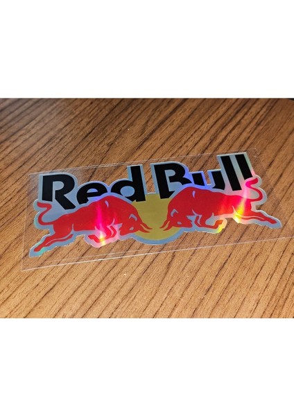 Red Bull Hologram Özel Üretim Sticker - Red Bull Sticker Hologramlı Ürün indirimleri
