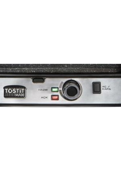 5 Kademeli GH26240 Tostit Maxi Çelik Tost Makinesi-Ino  Granit  Yeş