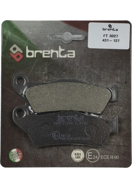 Bajaj Dıscover 150 F Ön Fren Balata Brenta (Made In Italy)