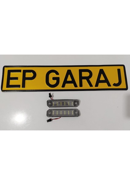 Honda Ies Civic 1996-2001 Model Sedan Uyumlu Arka Plakalık LED Işık .