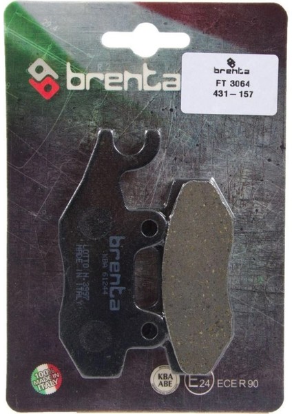 Kawasakı Z 250 Sl Ön Fren Balata Brenta (Made In Italy)