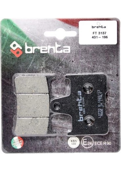 Suzukı Gsf 650 Bandıt 2005-2006 Arka Fren Balata Brenta (Made In Italy) indirimleri