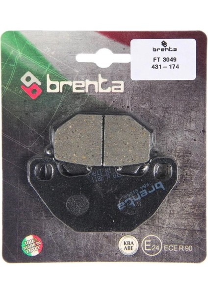 Sym Joyride 200 Arka Fren Balata Brenta (Made In Italy)