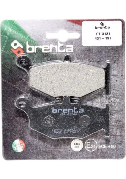 Suzukı Gsx-R 1000 2007-2008 Arka Fren Balata Brenta (Made In Italy) indirimleri