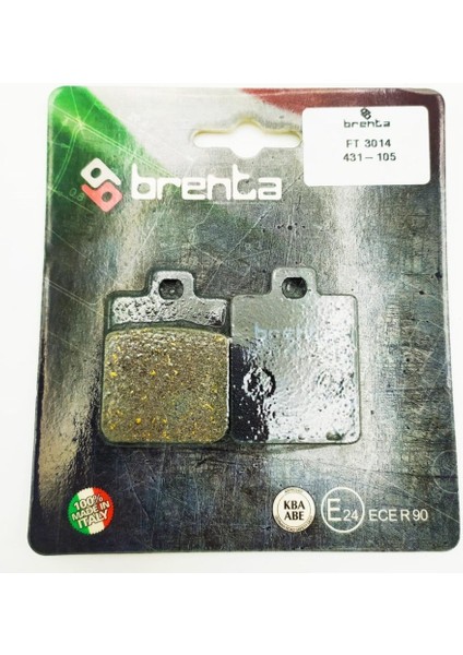 Sym Jet 14 200 Arka Fren Balata Brenta (Made In Italy)