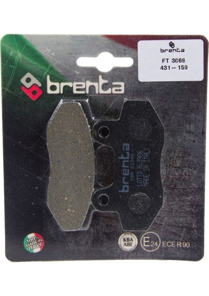 Hyosung Gv 250 Ön Fren Balata Brenta (Made In Italy) indirimleri