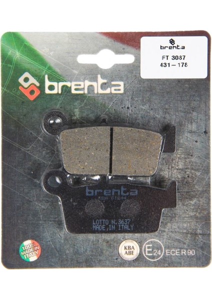 Yamaha Yz 250 1998-2002 Arka Fren Balata Brenta (Made In Italy) indirimleri